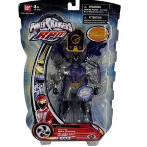 Bandai Power Rangers RPM Moto-Morph 6"‎ Black Wolf Range 2009